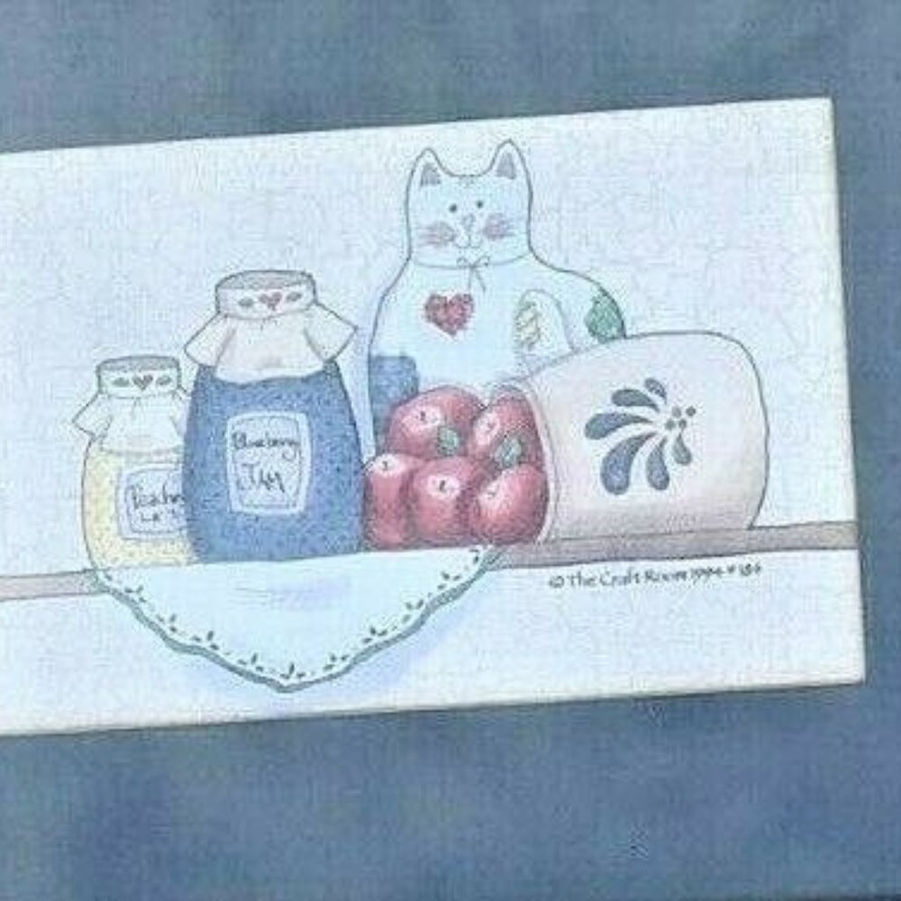 Vintage The Craft Room Print Triptych Homemade with Love 1994 Framed - Picture 4 of 5